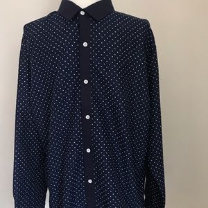 Formal Navy Blue Long Sleeve